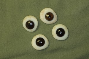 stock artificial eyes
